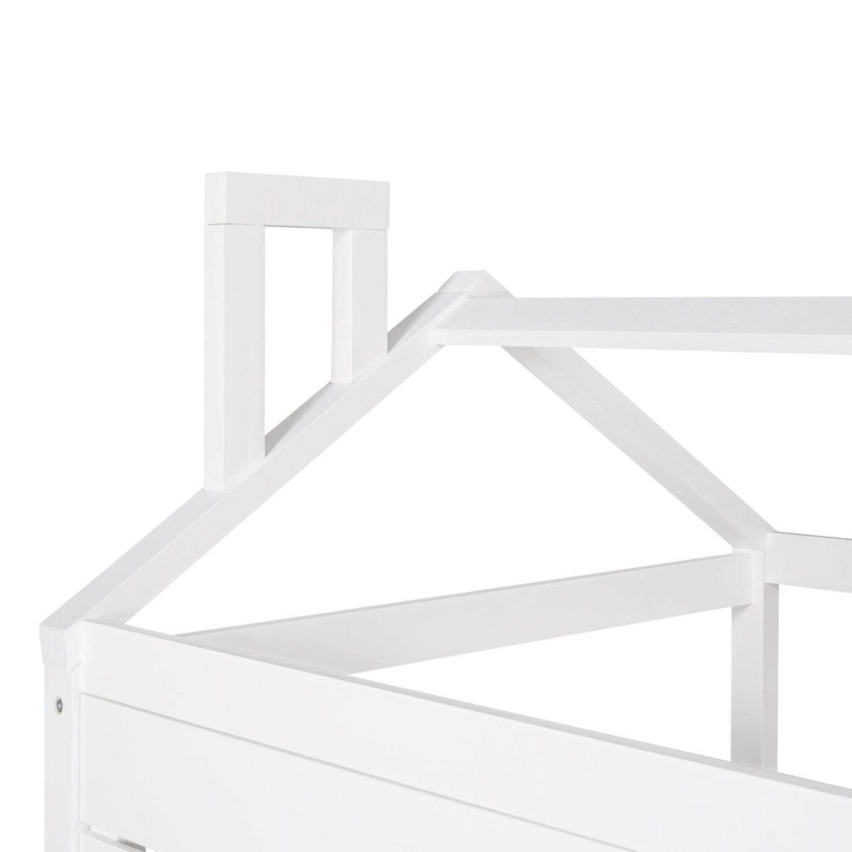 Twin Solid Wood House Bed With Trundle - Sleep Galleria