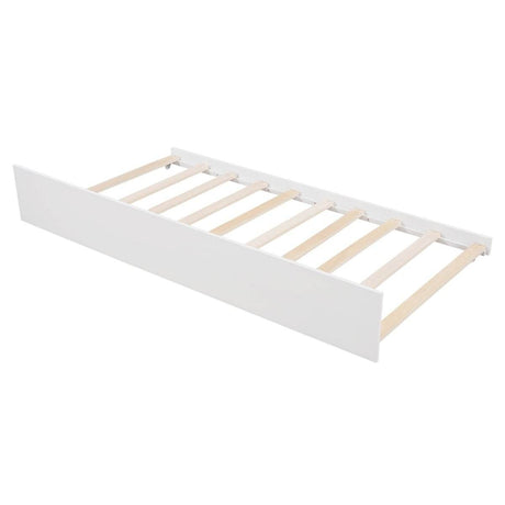 Twin Solid Wood House Bed With Trundle - Sleep Galleria