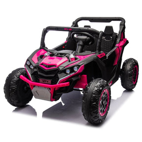 Two-Seater Kids Ride On UTV With Remote Control and Suspension - Omega Lifestyles