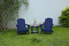 Weather-Resistant Folding Adirondack Chair Set - Omega Lifestyles