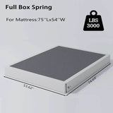 Heavy Duty 6 Inch Metal Box Spring Bed Base - Omega Lifestyles