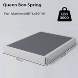 Heavy Duty 6 Inch Metal Box Spring Bed Base - Omega Lifestyles