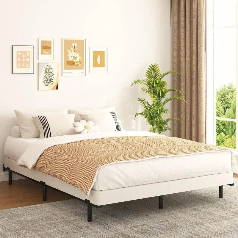Heavy Duty 6 Inch Metal Box Spring Bed Base - Omega Lifestyles