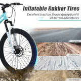 24-Inch Steel Frame Mountain Bike For Kids Age 9-12 - Omega Lifestyles